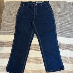 Carhartt FR 290-83 FLAME RESISTANT 36x32 Carpenter’s Dark Blue